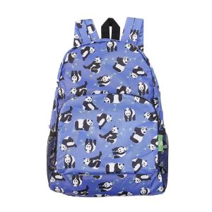 Eco Chic - Backpack - B41BU - Blue - Panda   