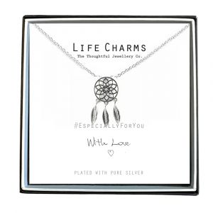 Life Charms - ELJN0059 - Halskette - Silver Dream Catcher