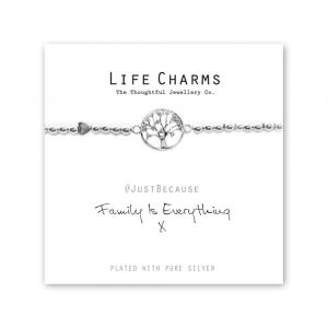 Life Charms - LC037BW - Just because - Family is Everything