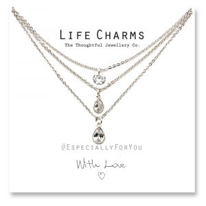 Life Charms - YY21 - Halskette - 3 layer Crystal