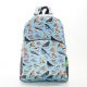 Eco Chic - Backpack - B16BU - Blue - Wild Birds