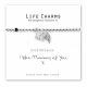 Life Charms - LC007BW - Just because - Thinking of You
