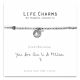 Life Charms - LC011BW - Just because - You are one in a million