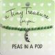 Tiny Treasure armband - Peas in a Pod