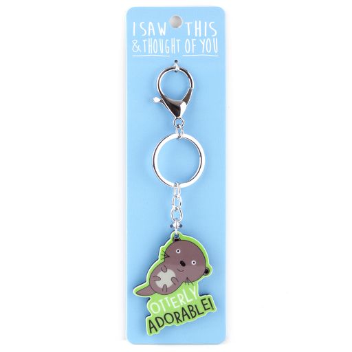 Keyring  Zoo - I saw this & thought of You - Otter