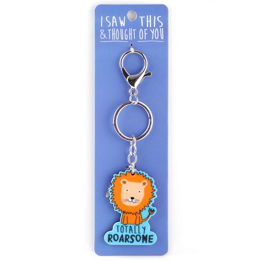 Keyring  Zoo - I saw this & thought of You - Leeuw