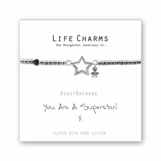 Life Charms - LC003BW - Just because - Superstar