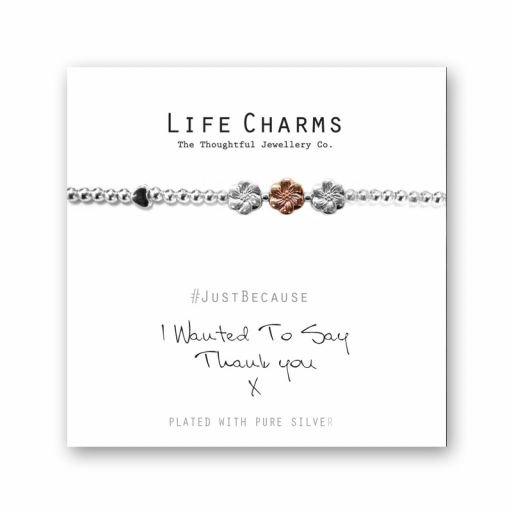 Life Charms - LC004BW - Just because - Thank You