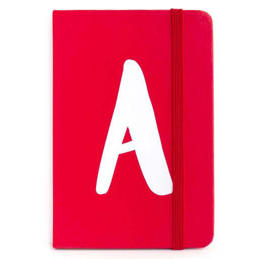 Notebook I saw this - letter A