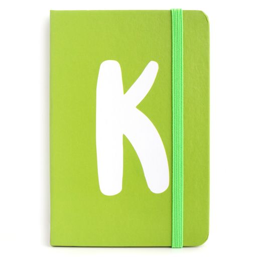 Notebook I saw this - letter K