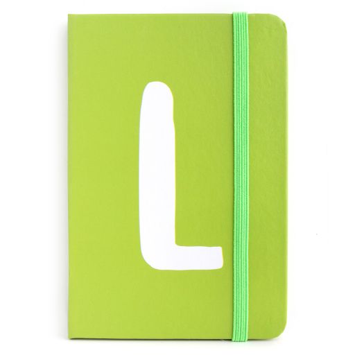 Notebook I saw this - letter L