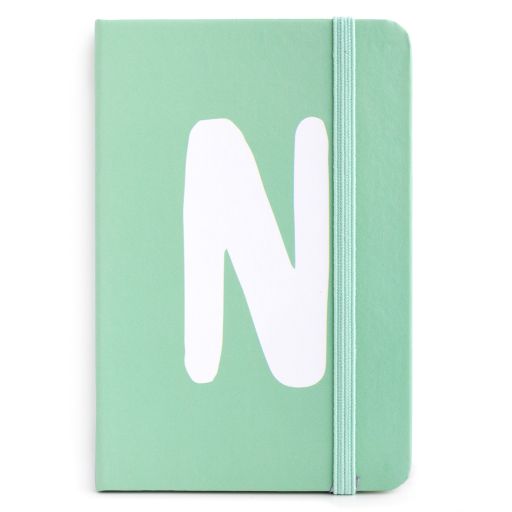 Notebook I saw this - letter N