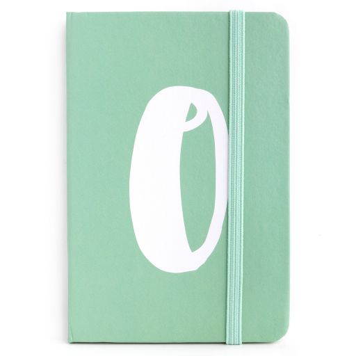 Notebook I saw this - letter O