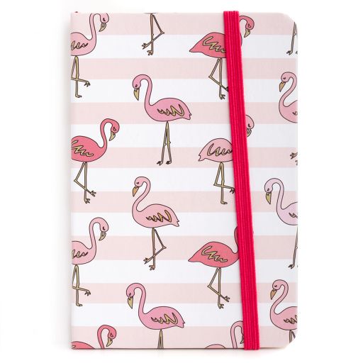 Notebook I saw this - Flamingo print 
