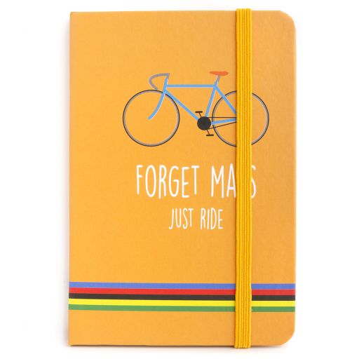 Notebook I saw this - Just Ride 