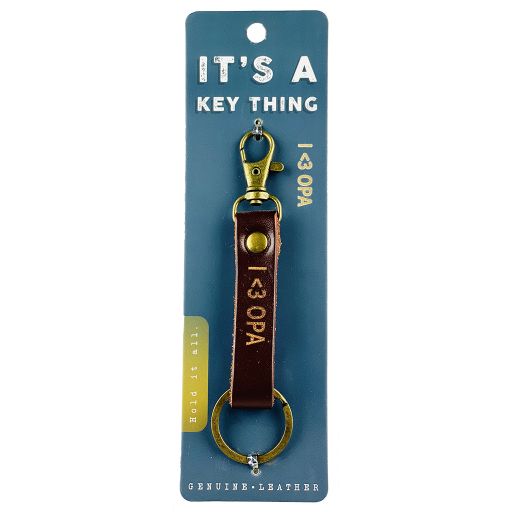 It's a key thing - KTD006 - sleutelhanger - I <3 Opa