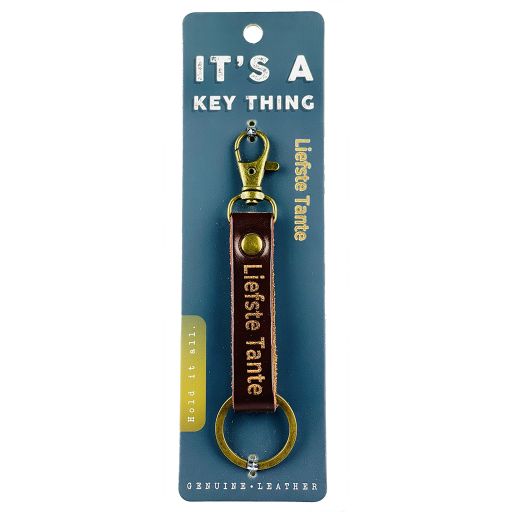 It's a key thing - KTD007 - sleutelhanger - Liefste Tante 