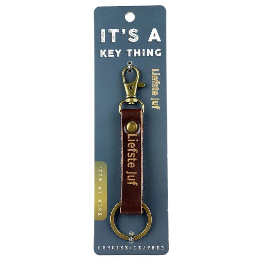 It's a key thing - KTD011 - sleutelhanger - Liefste JUF 