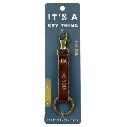 It's a key thing - KTD024 - sleutelhanger - I <3 YOU