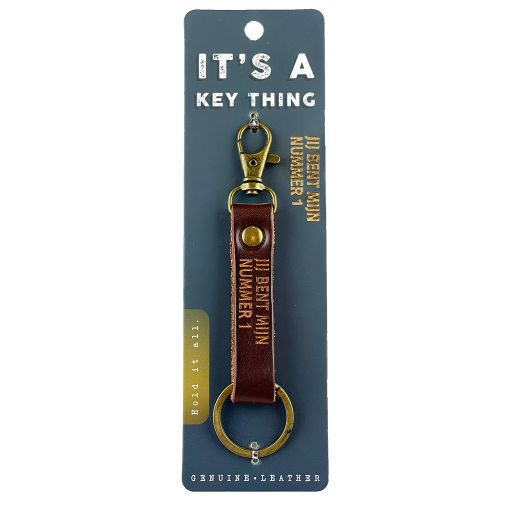 It's a key thing - KTD030 - sleutelhanger - JE BENT MIJN NUMMER 1