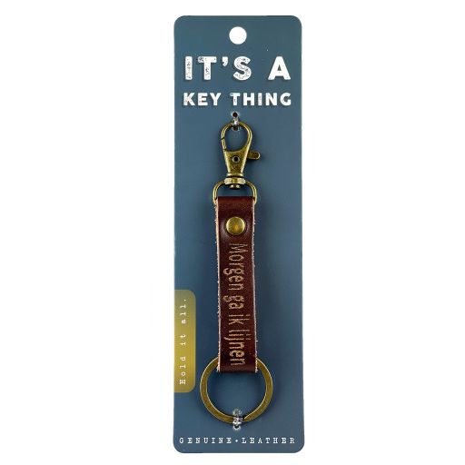 It's a key thing - KTD033 - sleutelhanger - Morgen ga ik lijnen 