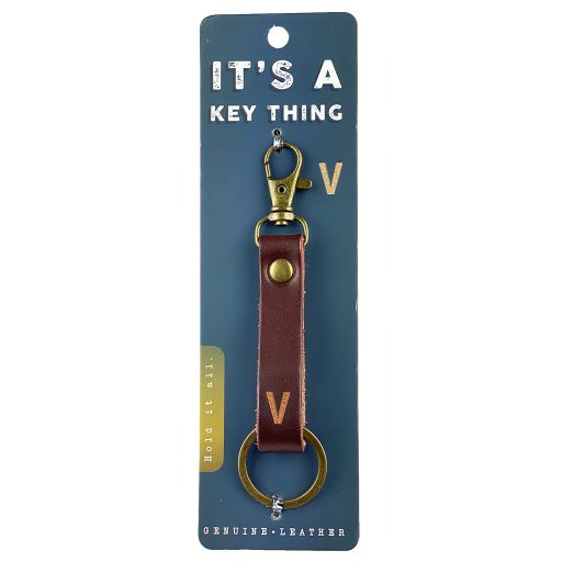 It's a key thing - KTD056 - sleutelhanger - Letter V