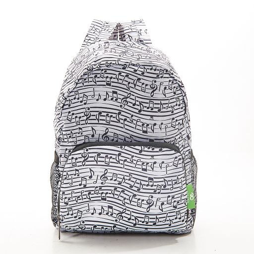 Eco Chic - Mini Backpack - G04WT - White - Music 