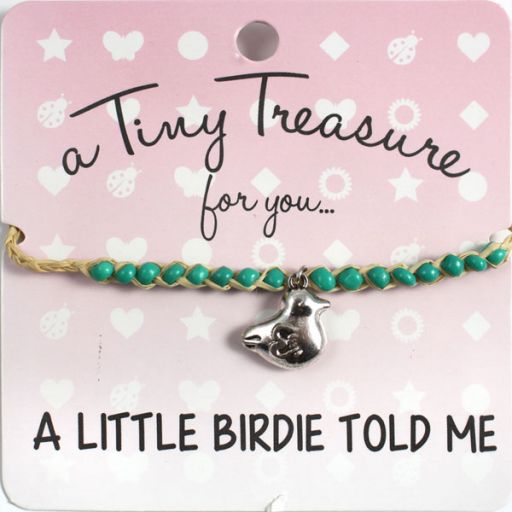 Tiny Treasure armband - A Little Birdie Told Me