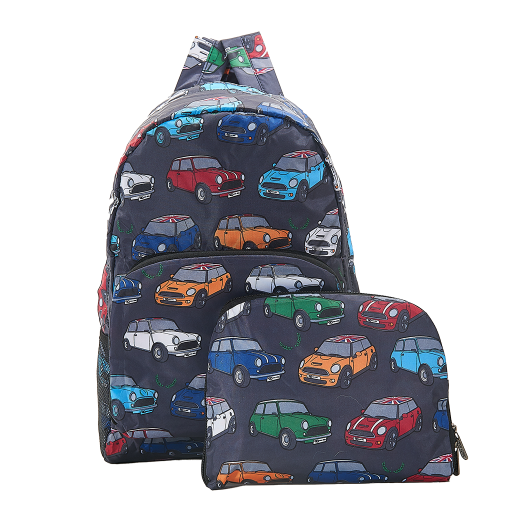 Eco Chic - Backpack - B01GY- Grey - Mini Car* 