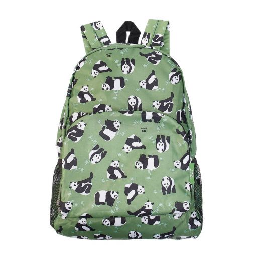 Eco Chic - Backpack - B41GN - Green - Panda   