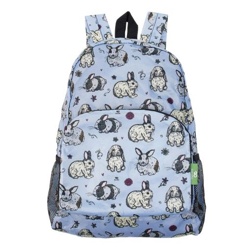 Eco Chic - Backpack - B43BB - Baby Blue - Bunny 