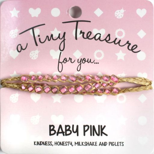 Tiny Treasure armband - Baby Pink