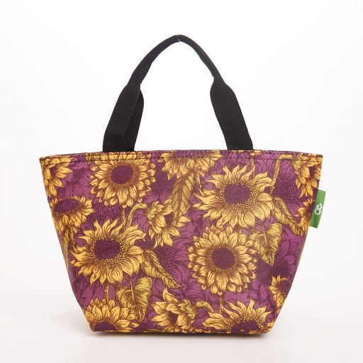 Eco Chic - Cool Lunch Bag - C33PP - Purple - Sunflower    