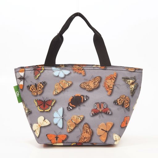 Eco Chic - Cool Lunch Bag - C37GY - Grey - Wild Butterflies    