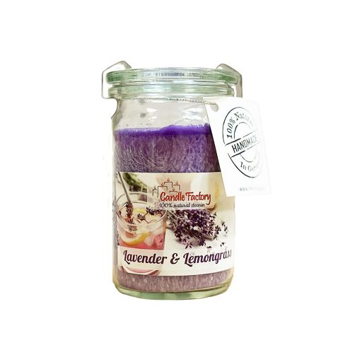 TESTER Candle Factory - Baby Jumbo - Kaars - Lavender-Lemongrass