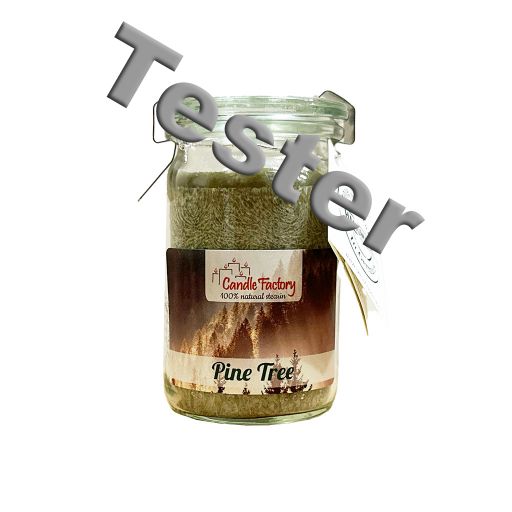 TESTER Candle Factory - Baby Jumbo - Kaars - Pine Tree 