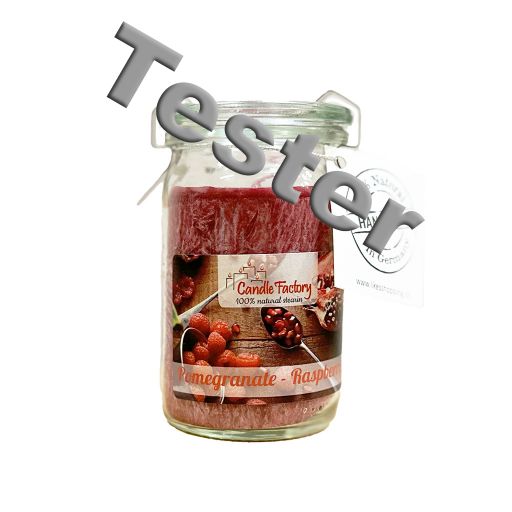 TESTER Candle Factory - Baby Jumbo - Kaars - Pomegrate-Raspberry