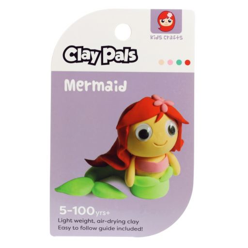 Clay Pals Knete-Paket - Mermaid (Meerjungfrau)