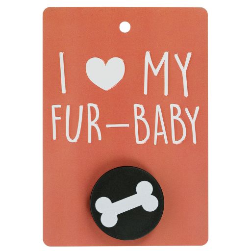 Hundeleinenaufhänger - DL6 - I Heart My Fur-Baby