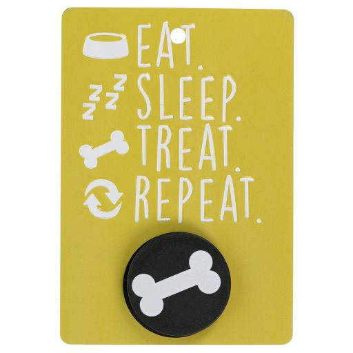 Hundeleinenaufhänger - DL16 - Eat, Sleep, Treat, Repeat