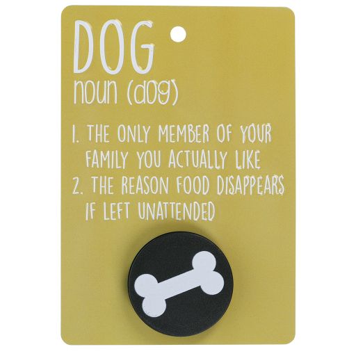 Hundeleinenaufhänger - DL25 - Dog Noun