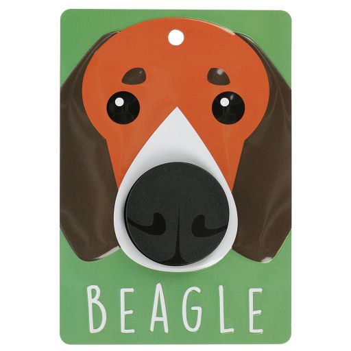 Hundeleinenaufhänger - DL35 - Beagle - Red and White