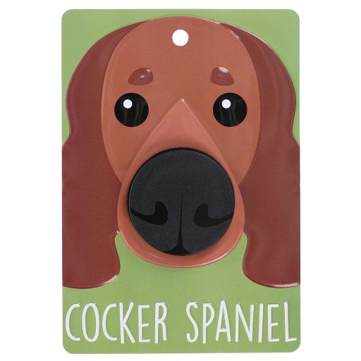 Hundeleinenaufhänger - DL58 - Cocker Spaniel - Tan 