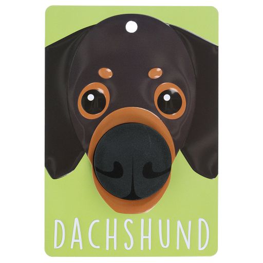 Hundeleinenaufhänger - DL61 - Dachsund - Black and Tan