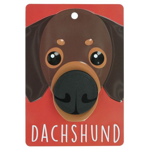 Hundeleinenaufhänger - DL62 -  Dachsund - Brown and Tan