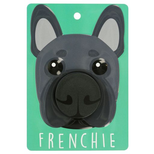 Hundeleinenaufhänger - DL68 - Frenchie - Grey