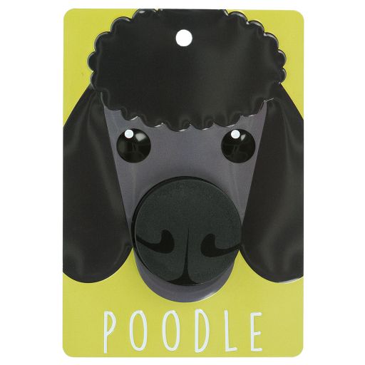 Hundeleinenaufhänger - DL93 - Poodle - Black