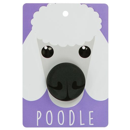 Hundeleinenaufhänger - DL94 - Poodle - White