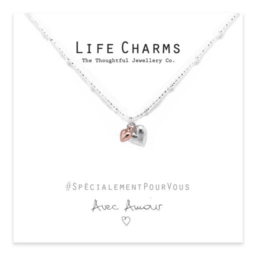 Life Charms - EFY008N - Halskette - Puffed Hearts Mix