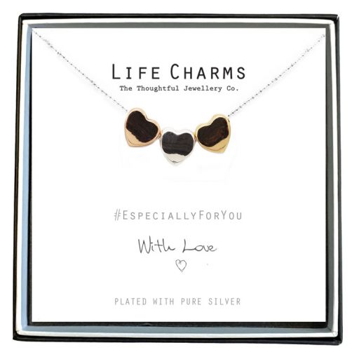 Life Charms - EFY018N - Halskette - 3 Heart